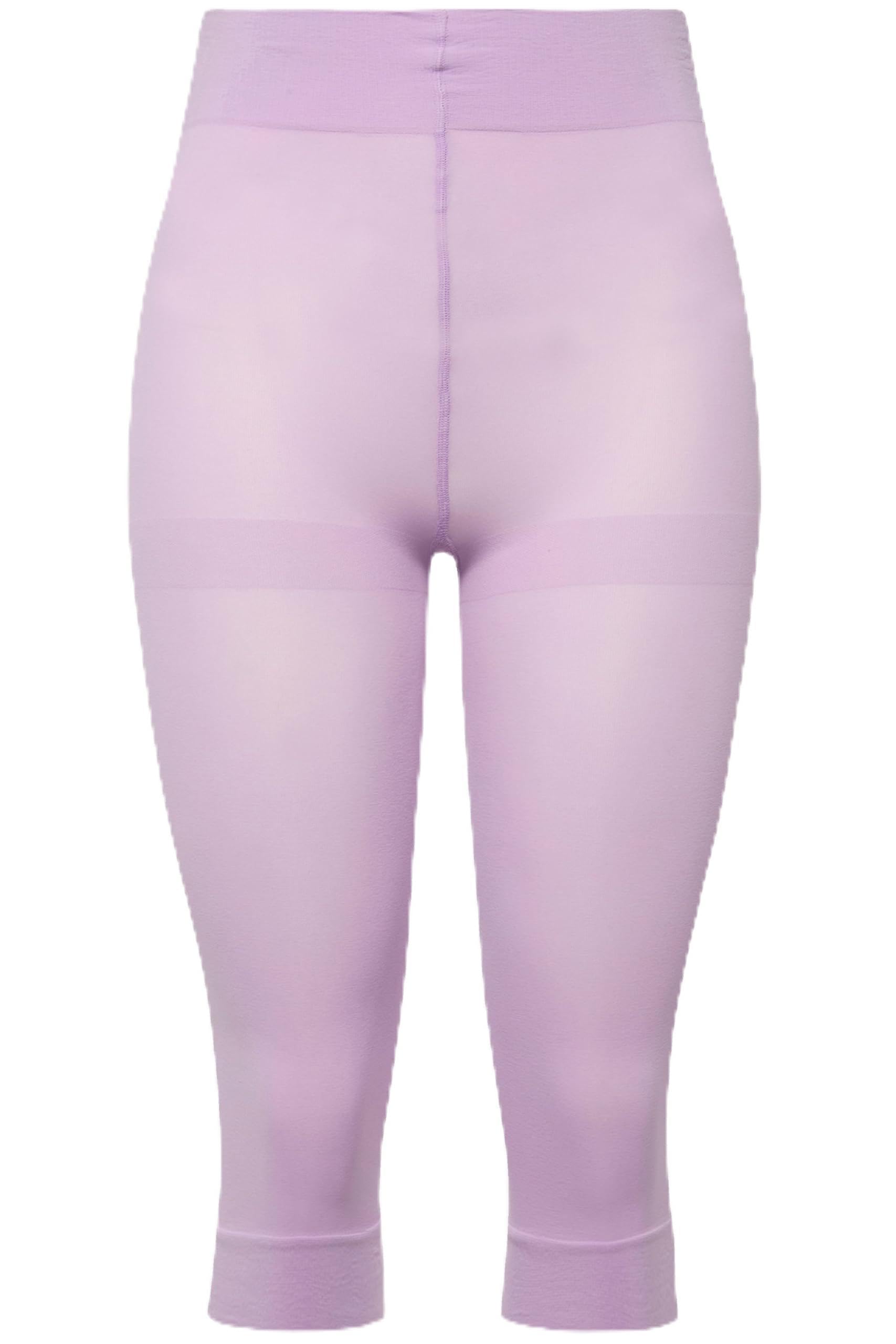 Ulla Popken Ladies 80 Denier Tights, Mauve Pink, 46-48