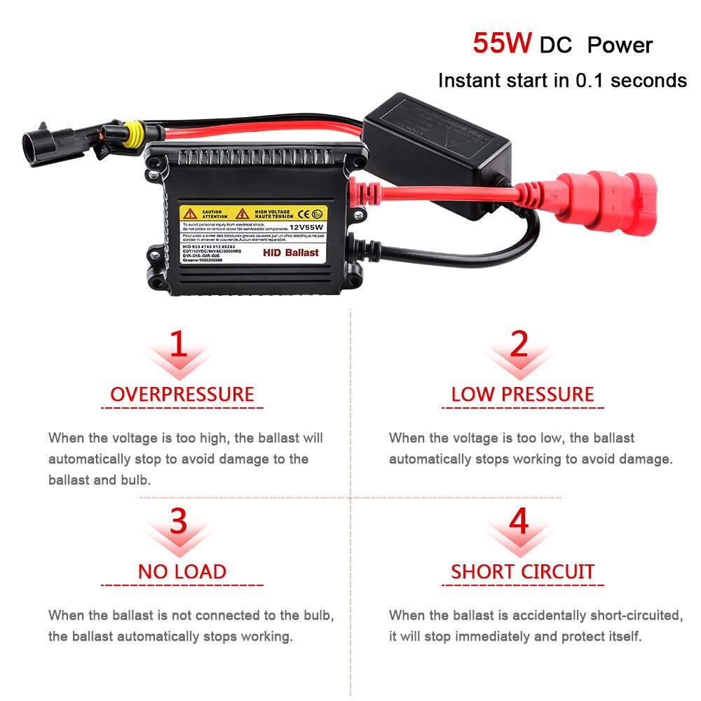 1 BALAST XENON 35W SLIM POUR KIT HID H1 H3 H4 H7 H9 H11 HB3 HB4 DE RECHANGE 12V