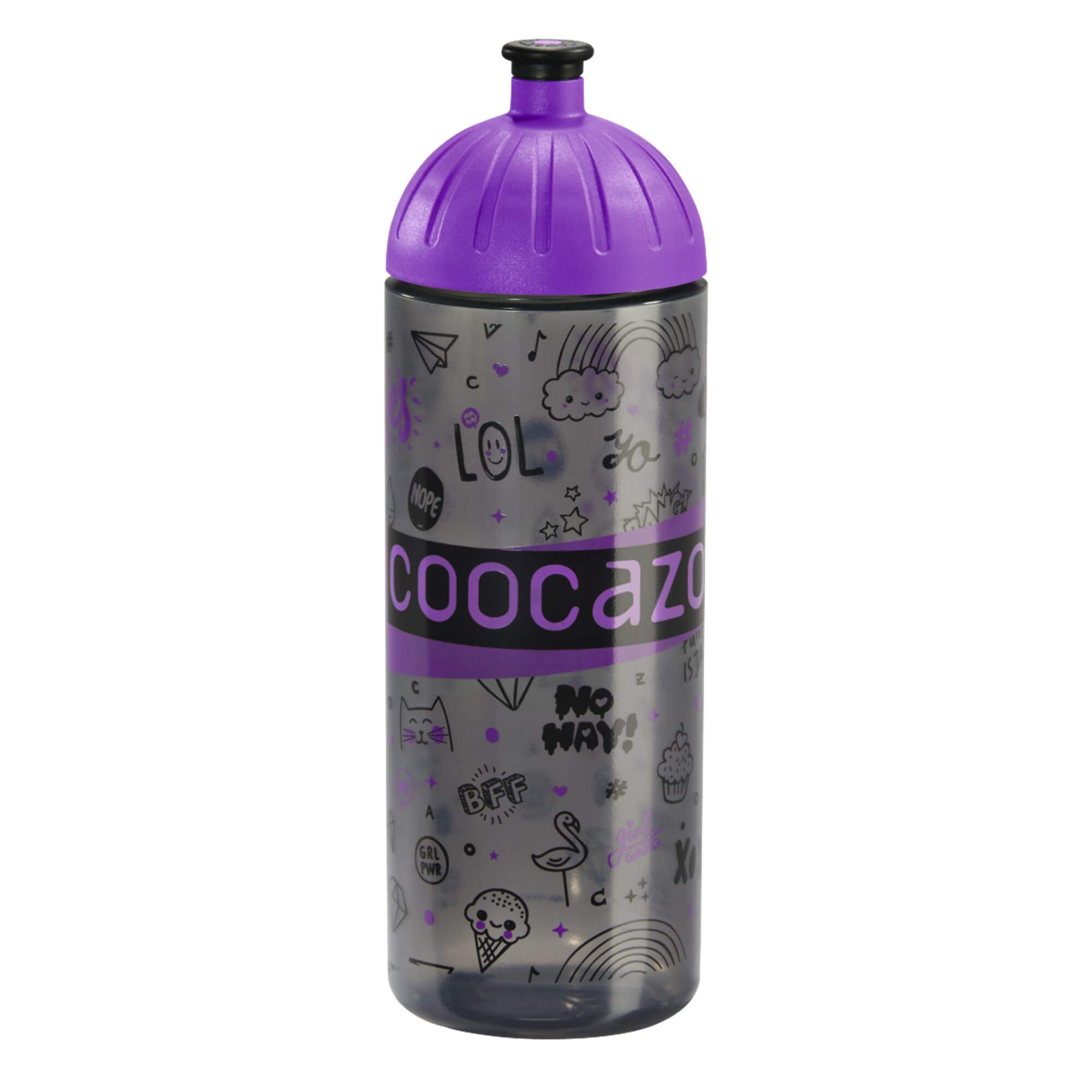 Coocazoo SodaLoda Trinkflasche 0,75 L Edelstahl – Auslaufsicher, Für Heiße/kalte Getränke, BPA-frei