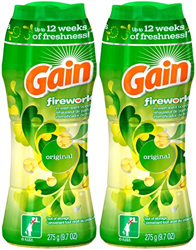 Gain Fireworks Original Scent Laundry Booster 9.7 Oz (Pack of 2)