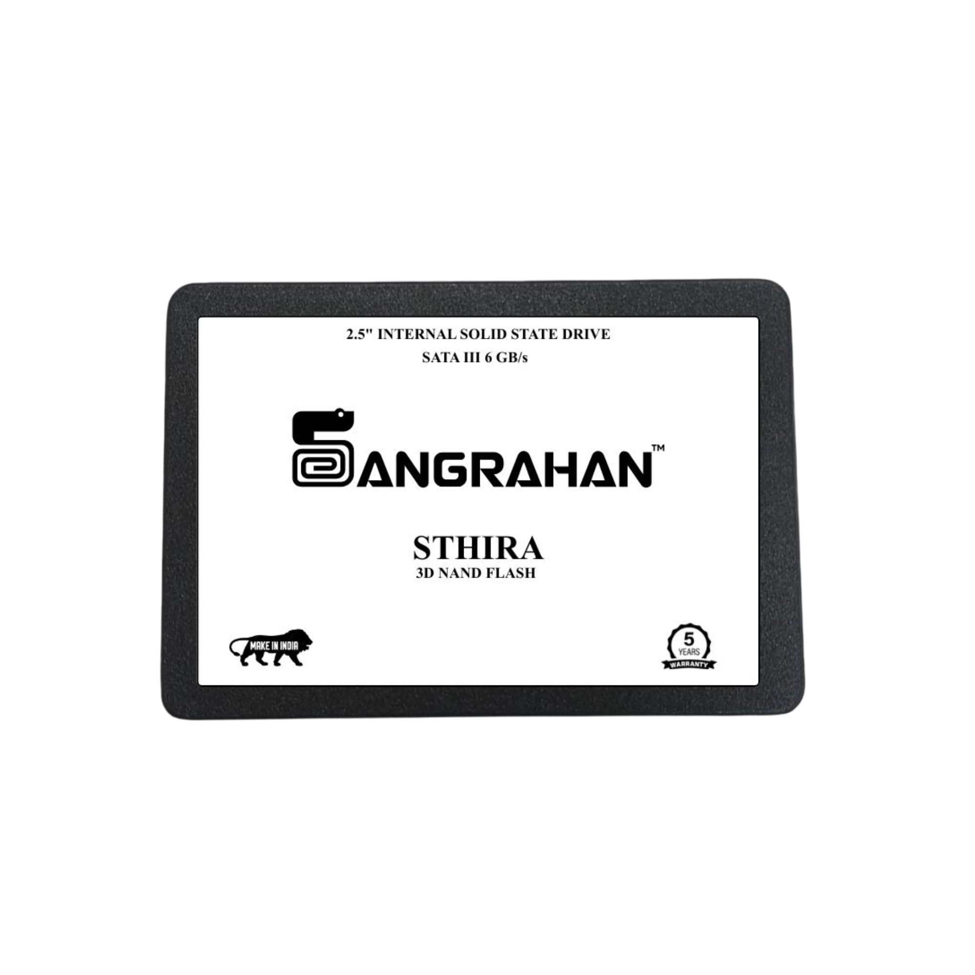 sthira 2.5" sata iii internal ssd | up to 550mb/s read | 3d nand storage for laptop, pc & nas | 5-year warranty