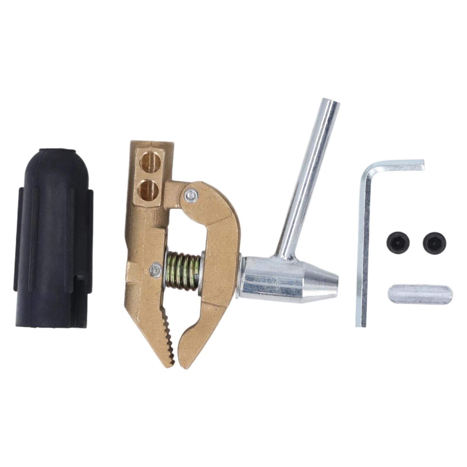 Pince de terre en laiton 32mm avec manchon isolant haute performance