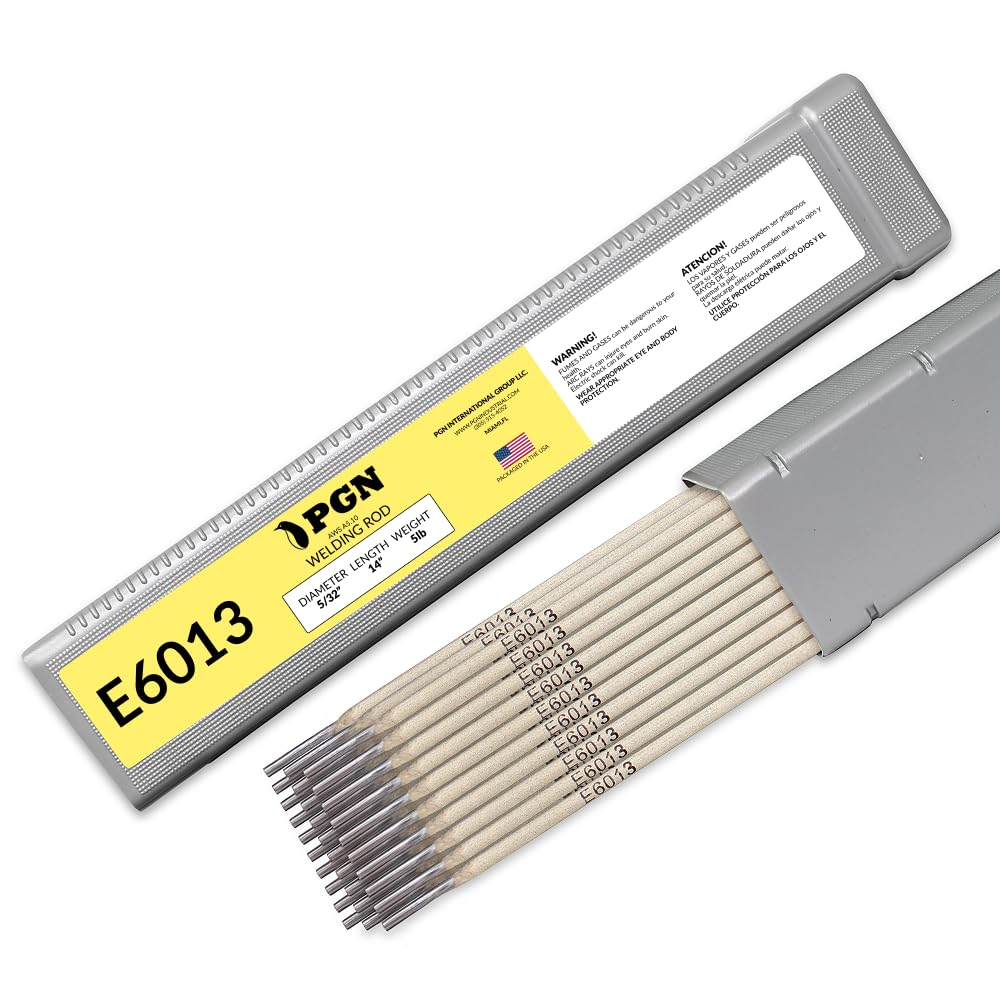 PGN E6013 Welding Rod 5/32" 5LB – Carbon Steel Welding Electrode, Welding Rods 6013, 5/32 Welding Rods, Stick Electrodes - 770469, H117119-RDP, 30301