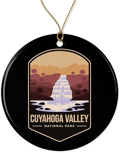 Adorno del Parque Nacional del Valle Cuyahoga Regalo del Parque Nacional del Valle Cuyahoga Adorno de Navidad del Valle de Cuyahoga Decoración Adorno del Parque Nacional del Valle Cuyahoga Regalo del Parque Nacional del Valle Cuyahoga Adorno de Navidad del Valle de Cuyahoga Decoración