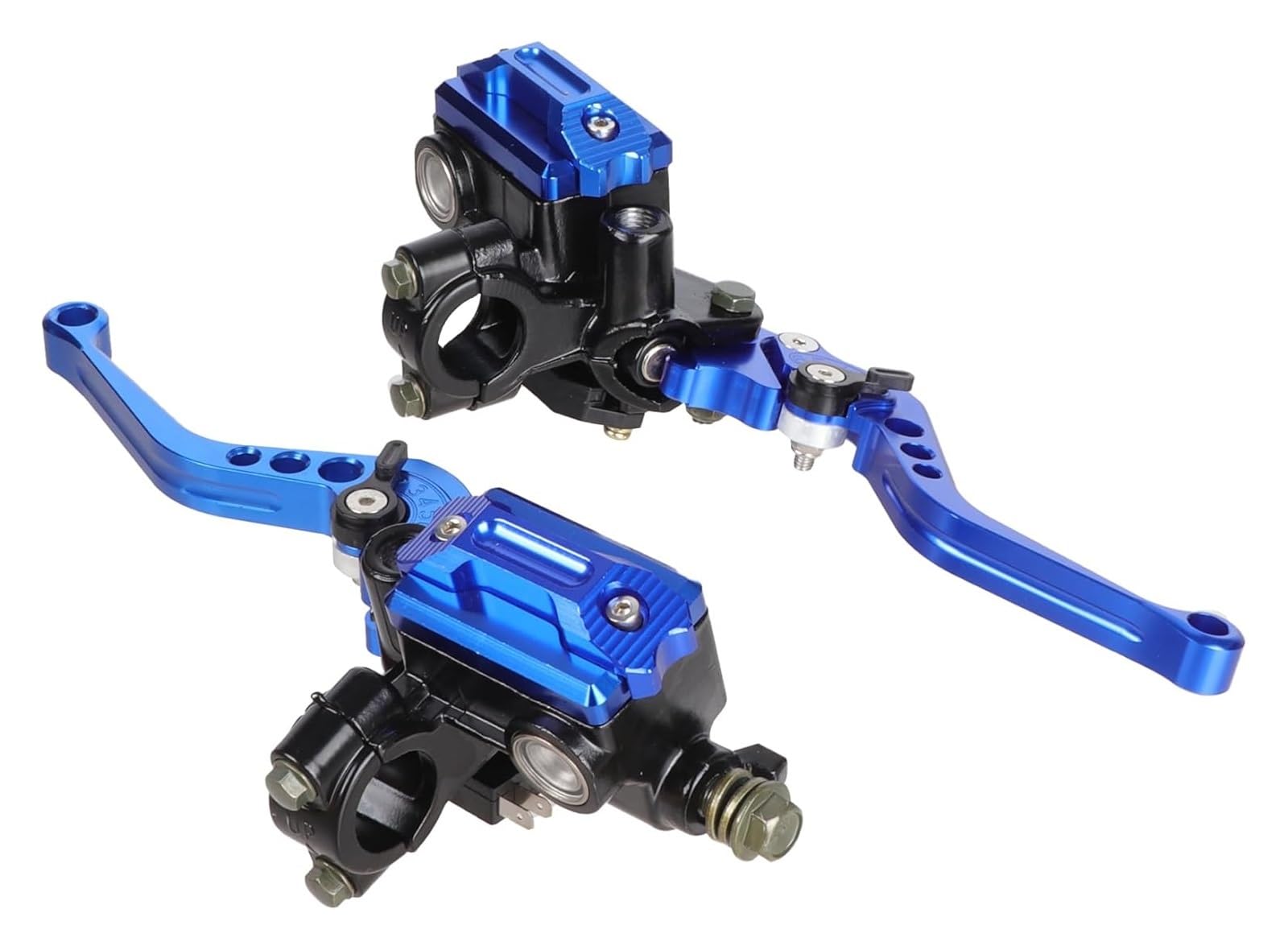 EAmrfvqt Brake Clutch Levers, Aluminum Master Cylinder Levers