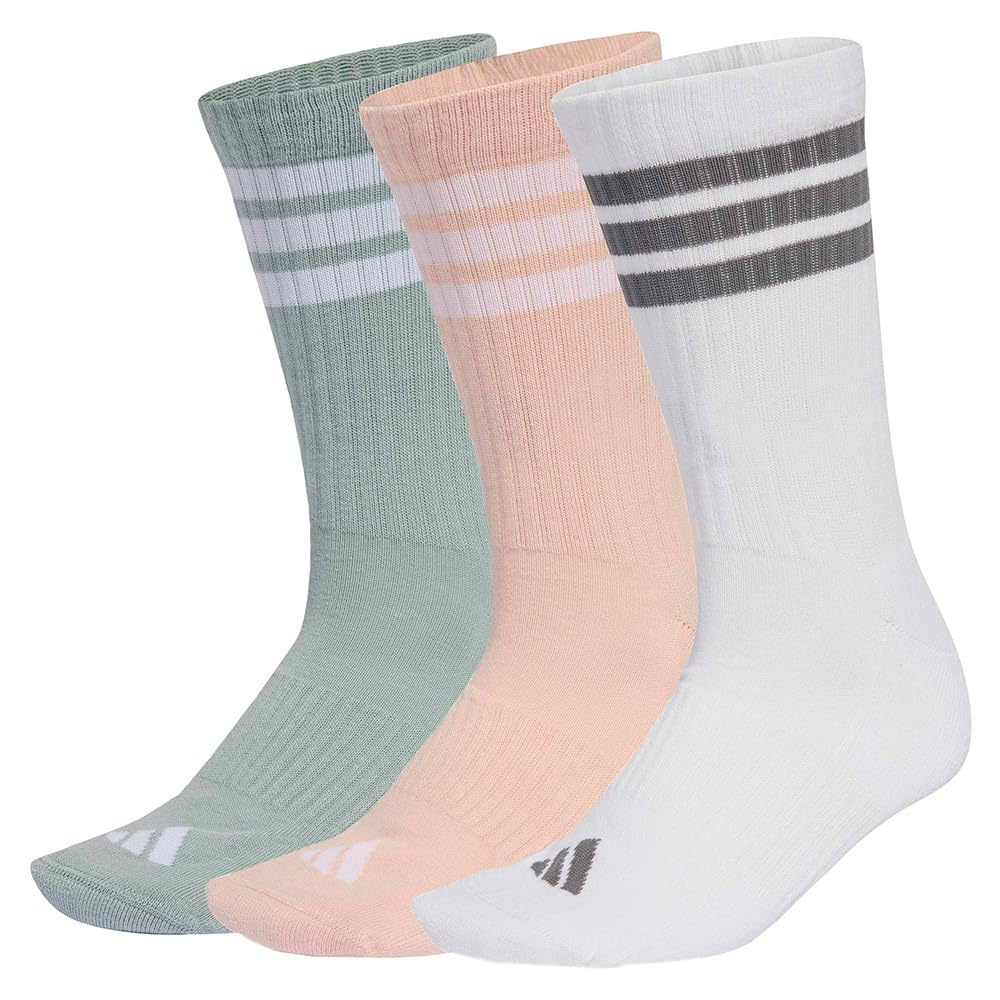 adidas 3-Stripes Cushioned Crew Socks 3 Pair Pack - 5
