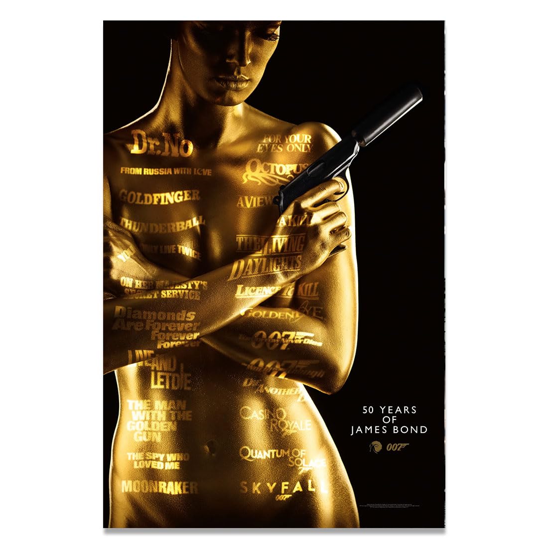 James Bond - 50th Anniversary Poster Movie Poster Art Print