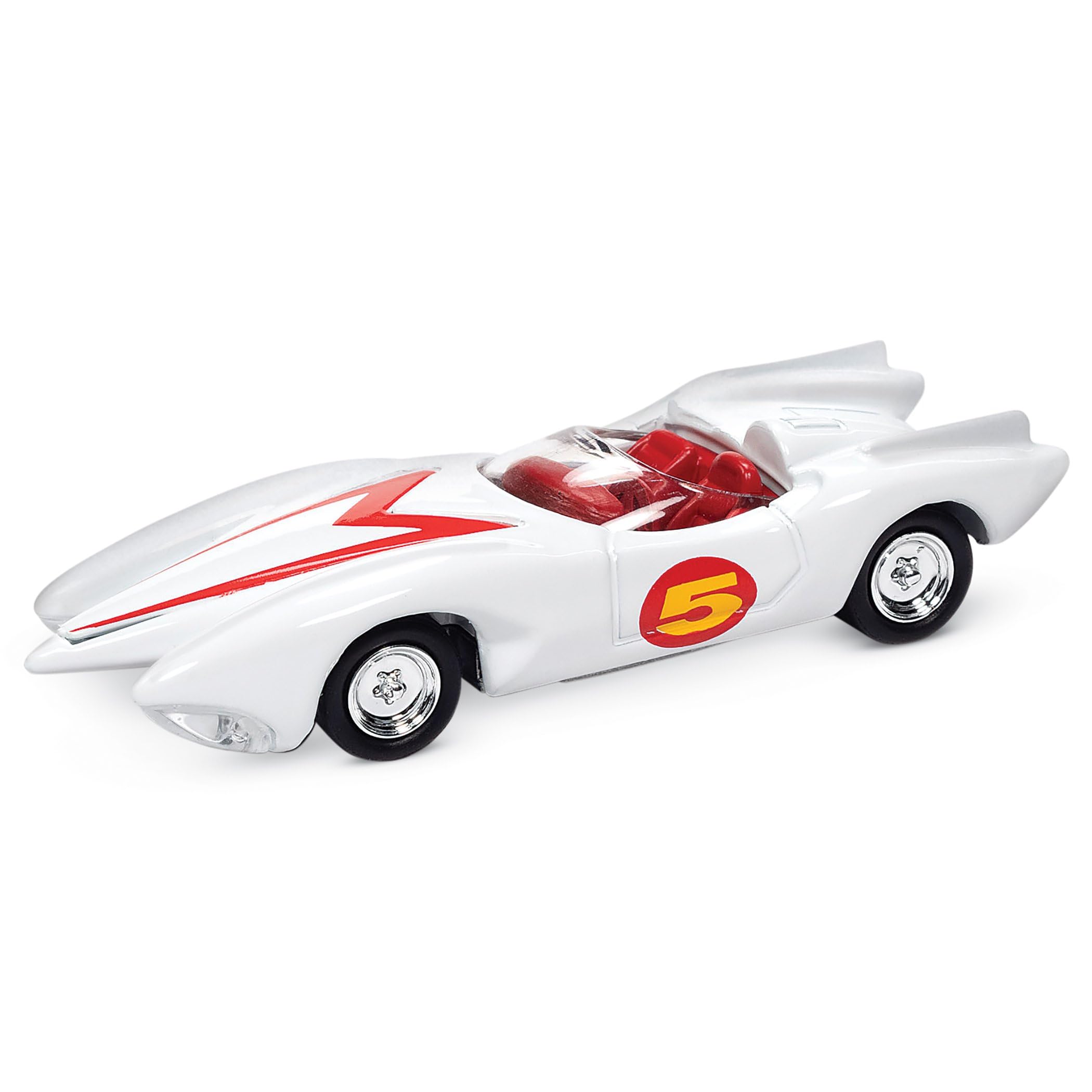 Speed Racer Mach 5 Five White with Collectible Tin Display Speed