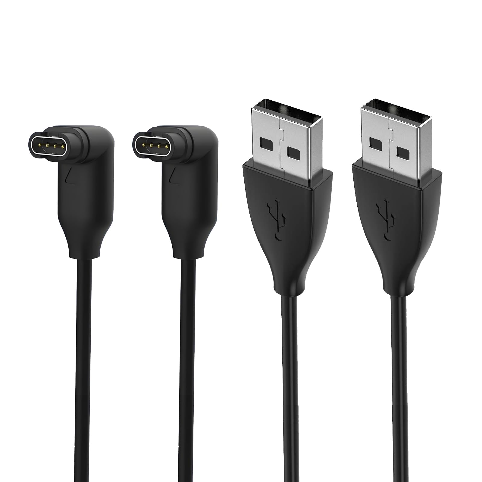 2 Pack Compatible with Garmin Watch Chargers Charging Cable for Garmin Watch Fenix 7 7S 7X 6 6S 6X 5 5S, Forerunner 245 945,Instinct 2 2S,Vivoactive 4 4S 3,Vivosmart 5,3.3FT/1m