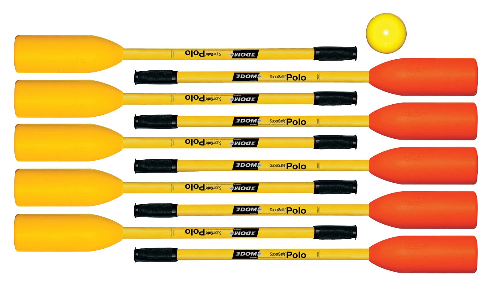 DOM Super-Safe Polo Set, 32 Inches, Includes 10 Sticks and 1 ball
