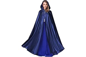 Satin Trim Hooded Bridal Cape for Her