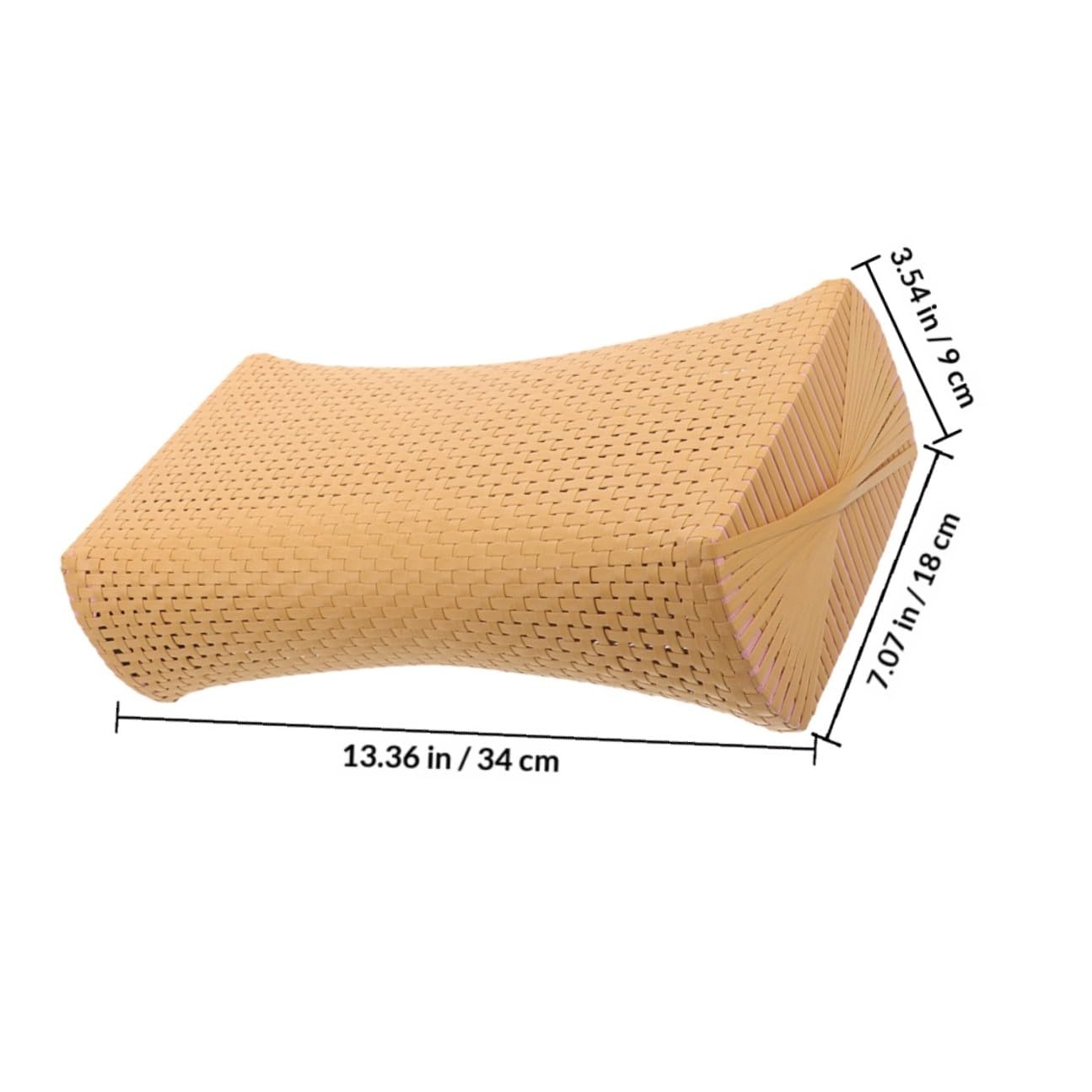 TEHAUX Lot de 2 Oreillers Tissés Simulés pour Sauna en Plastique Léger et Confortable, Coussins Appui-tête pour Spa et Détente