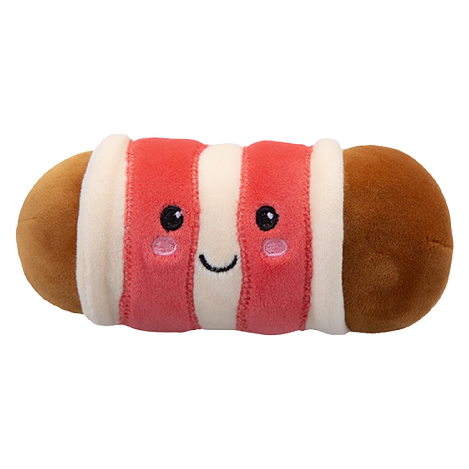 VFM e-Store - Pig In Blanket Xmas Foodies Soft Toy Plush Gift for Children and Adults Birthday Christmas - 16cm X 6cm Multicolour X 1