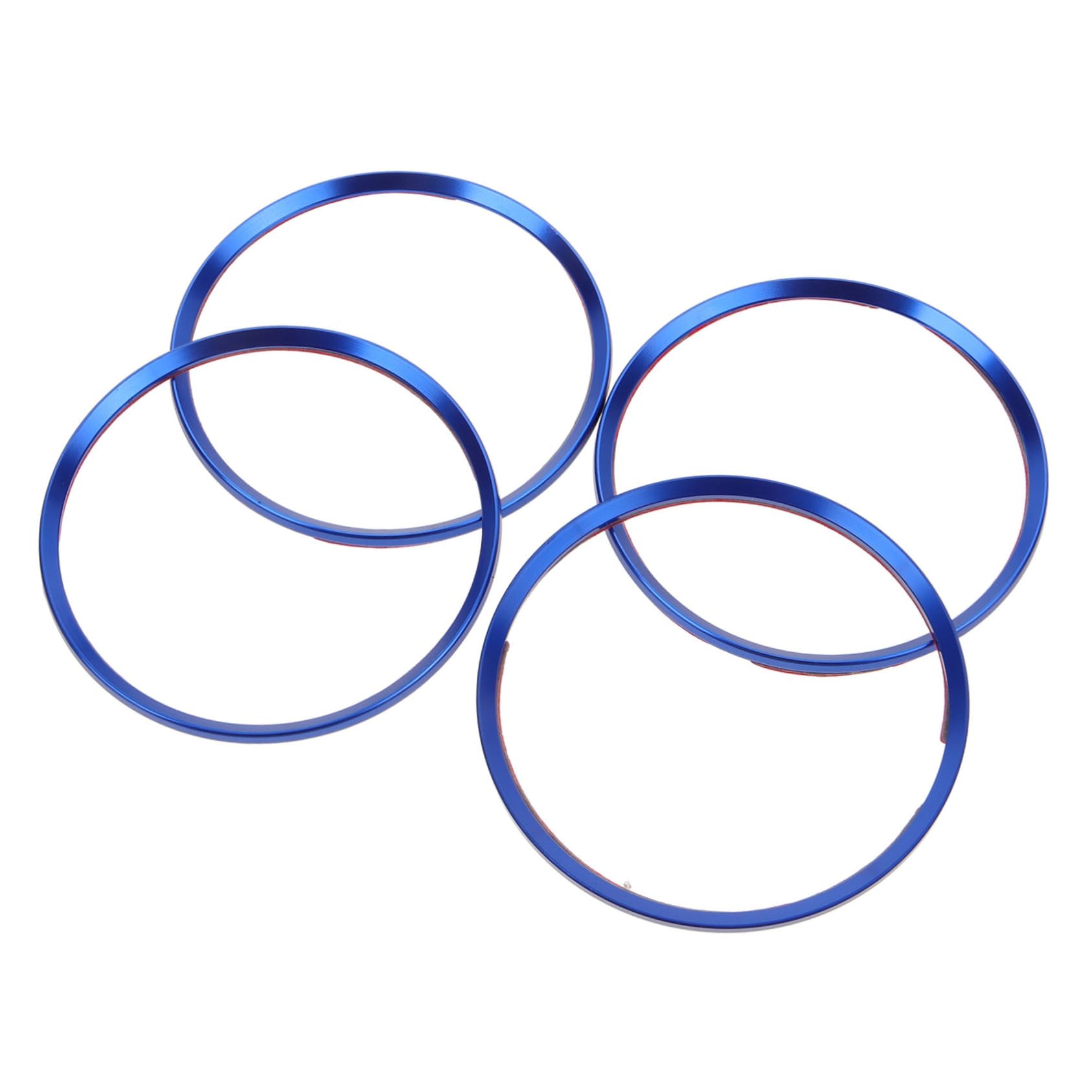 Cabilock Car Wheel Hub Cap Ring Trim Set Accessories for Car Tire Cap Ring Aluminum Alloy