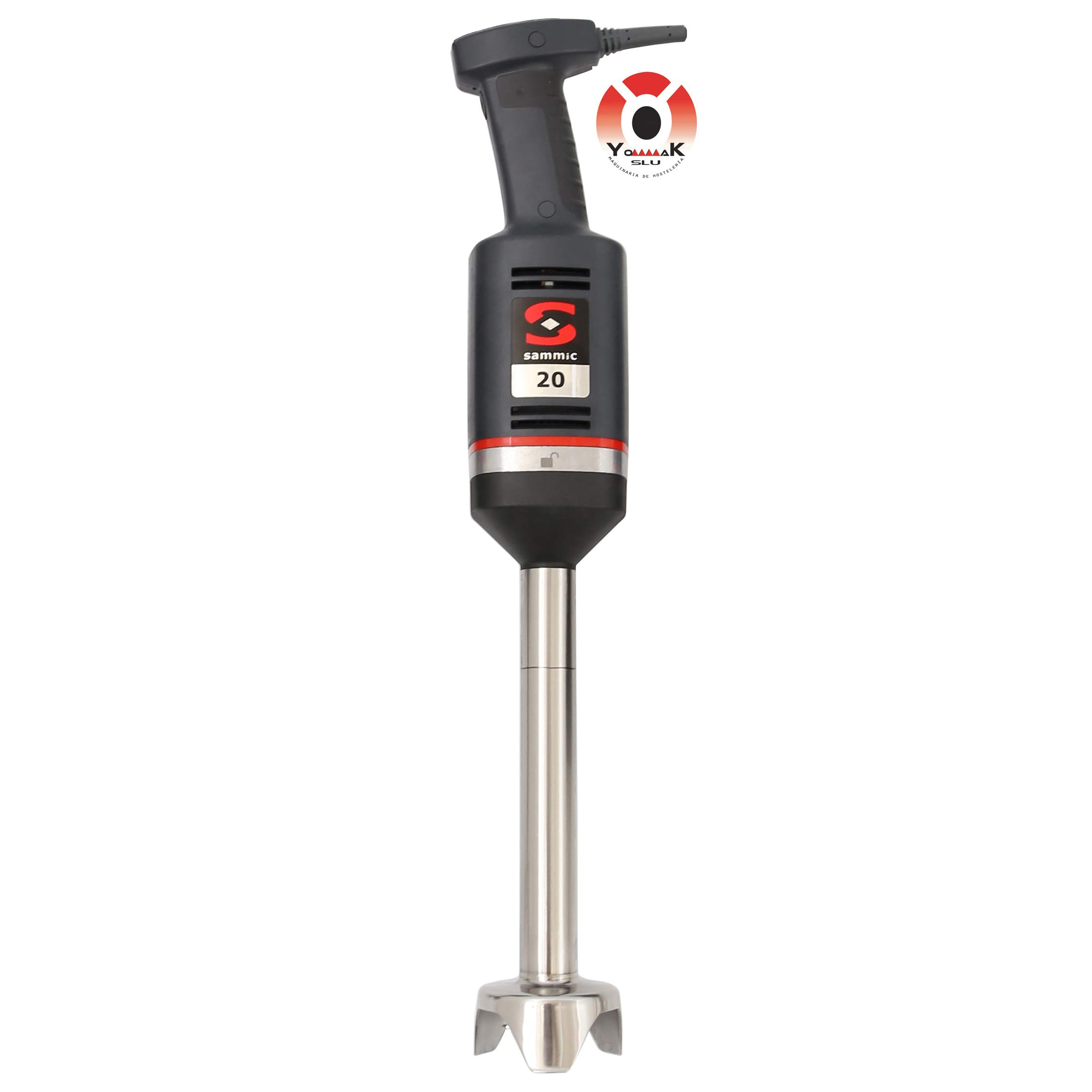 Sammic Triturador XM-22 Negro Corte Cruzado Manual para Uso Continuo en Papel