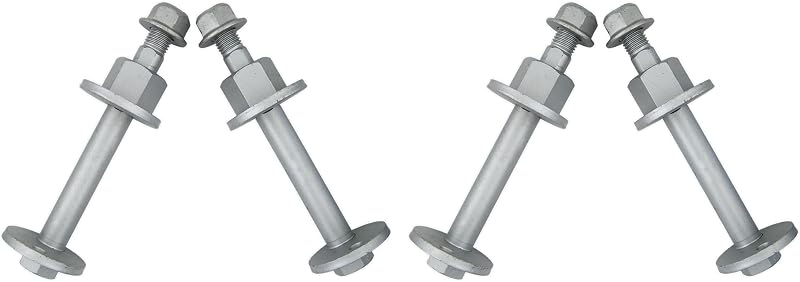 Kit de parafusos de cambagem e cáster dianteiros Suspenix para Dodge Ram 1500 2006–2024 e Jeep Wagoneer 2022–2024 – 4 conjuntos