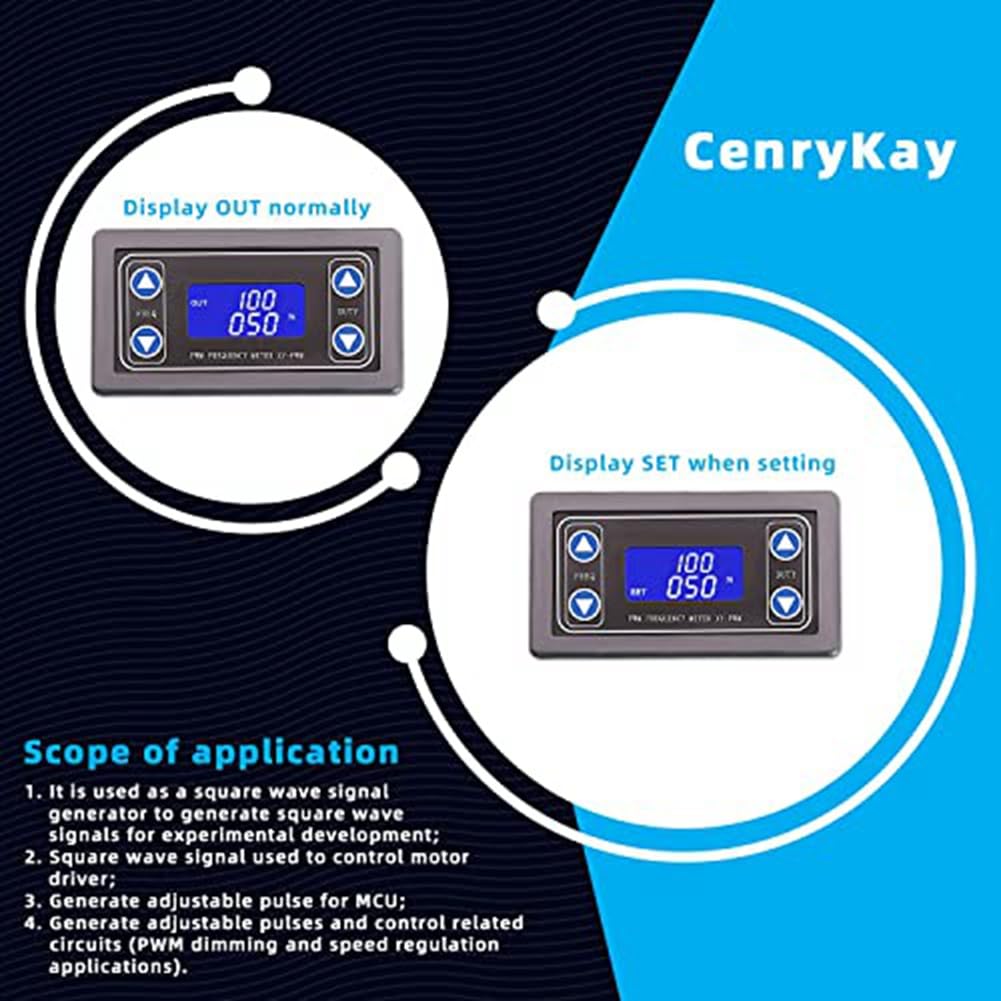 Generatore di segnale regolabile PWM Frequenza di impulso Duty Cycle rettangolare Generatore di segnale quadrata 3.3-35V 5-30MA 1 PZ