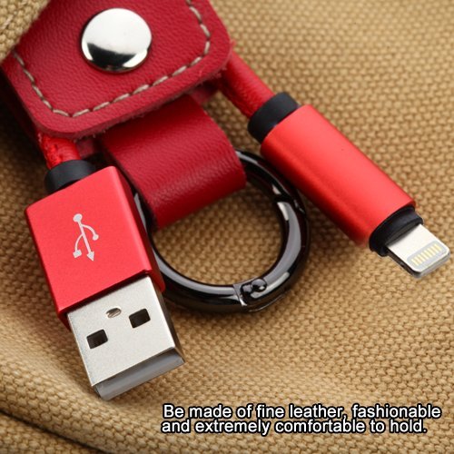 MyBat Leather Data Cable Lightning Red A01-2-05-S5