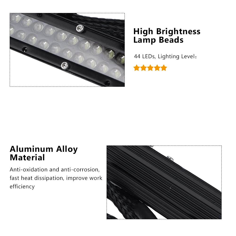 Barra Luminosa In Metallo 4 Luci Lampeggianti Blu VRX - Foto 8