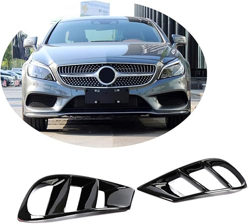 MCARCAR KIT Cubierta de parrilla para lámpara antiniebla para Mercedes Benz CLS Clase CLS350 CLS400 CLS550 Sport Sedan 2015-2018 salida de fábrica