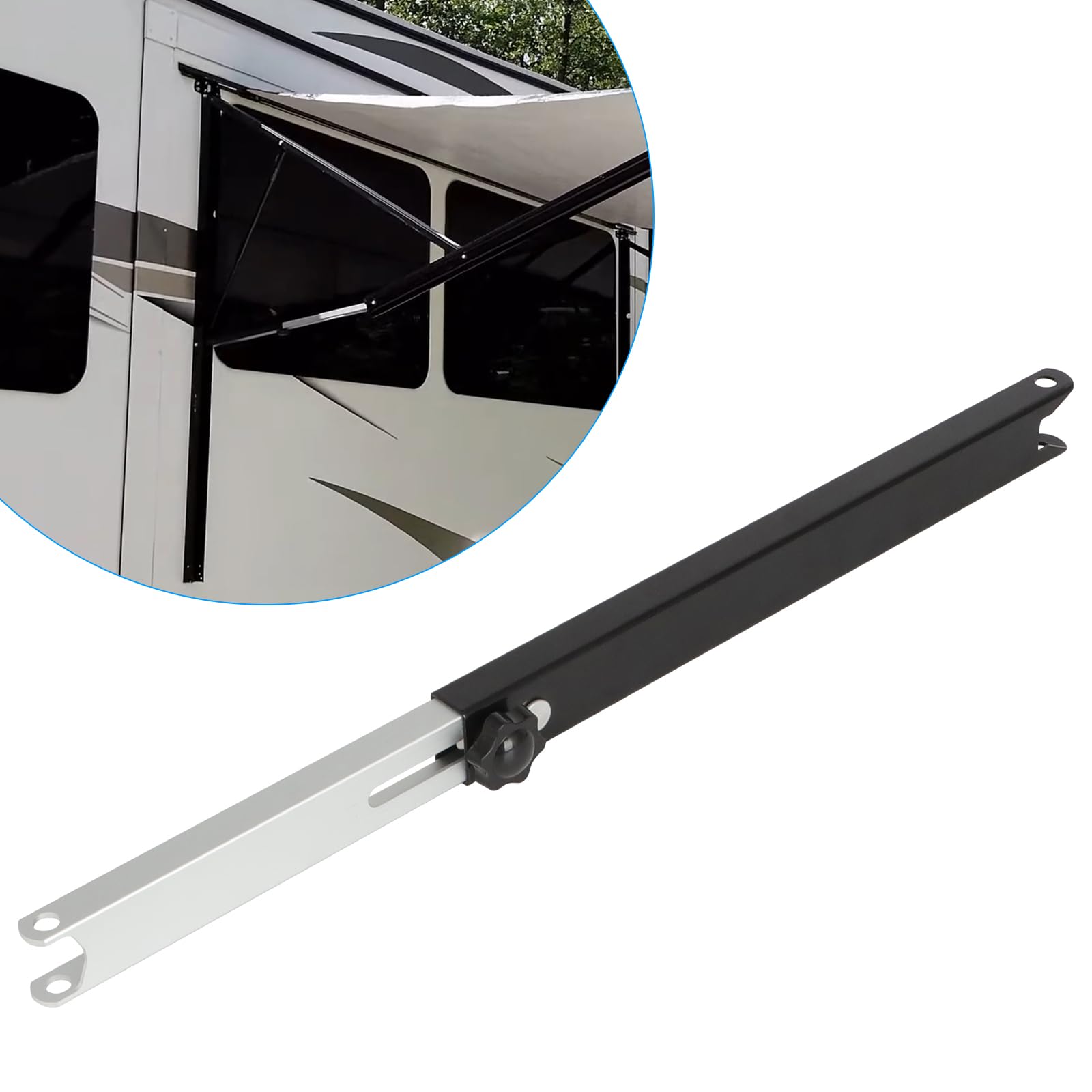 AUTOVIC RV Awning Adjustable Pitch Arm 30 inch for Dometic 9100 Power Awning Replace 8952002.400U