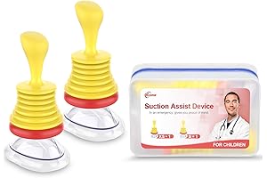 2-Pack Suction Assist Device Child and Toddler Gentle Dechocking Device
