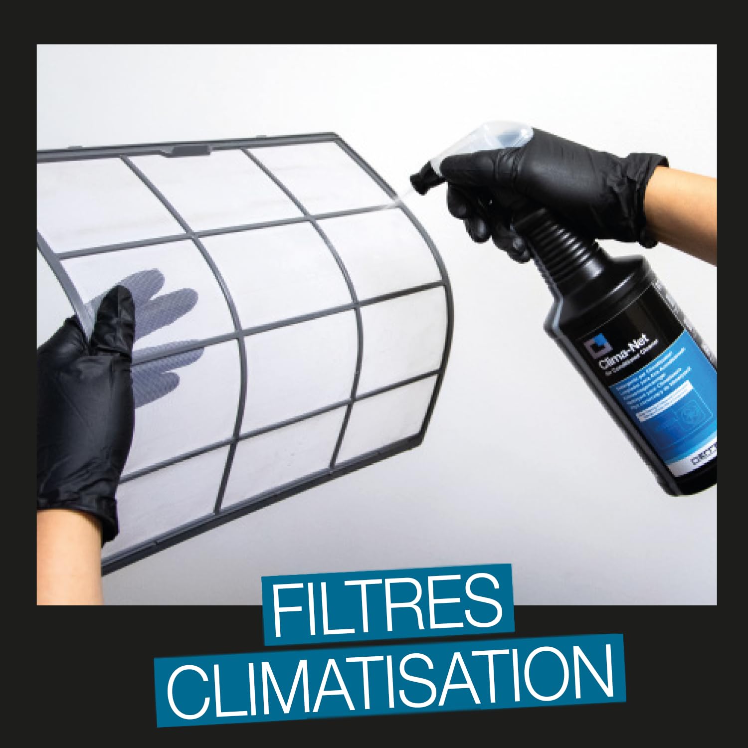 Errecom Clima-Net, Nettoyant pour Climatiseurs, Filtres, Batteries à ailettes et Unités Extérieures, 6 bouteilles x 1 L