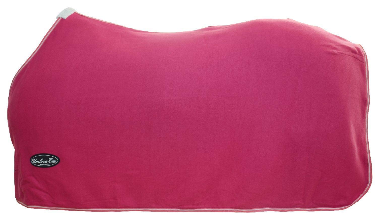 Coperta Polar in pile antipilling con chiusura anteriore clip cavallo EQUITAZIONE (135, FUCSIA)