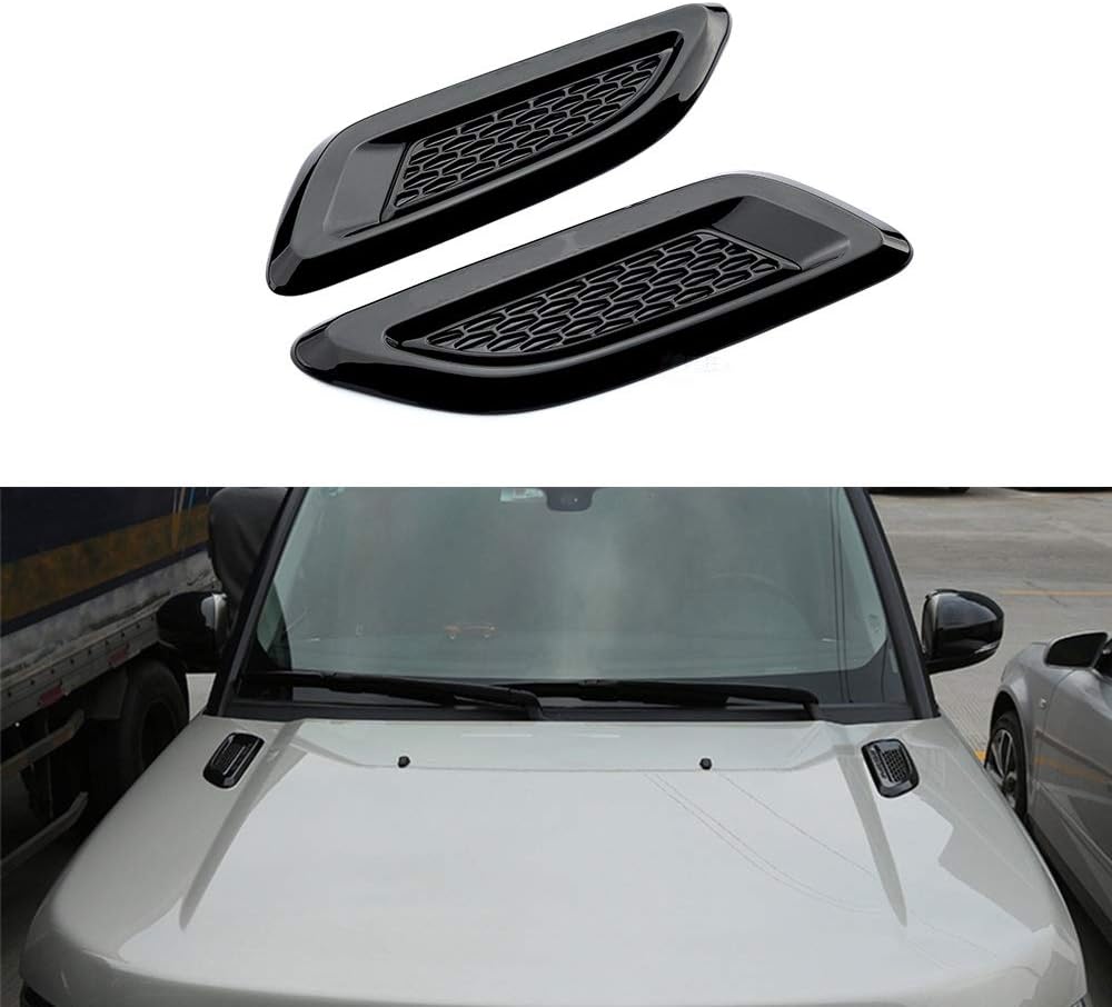 Fits for Land Rover Discovery 5 L462 2017 2018 2019 Front Side Hood Vent Trims Cover