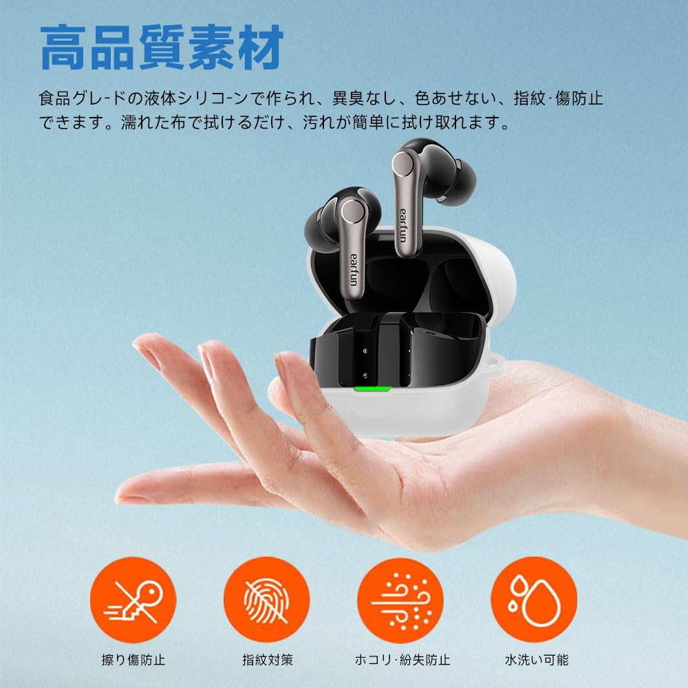 Amazon.co.jp: For EarFun Air Pro 4+/EarFun Air Pro 4 Plus ケース