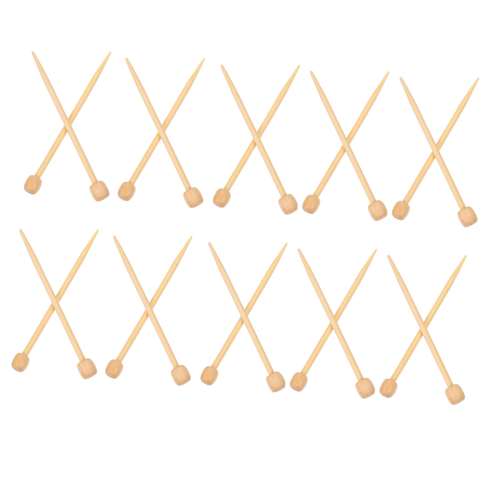 ENSEMBLE D'AIGUILLES À tricoter en bois de luxe et d'aiguilles à