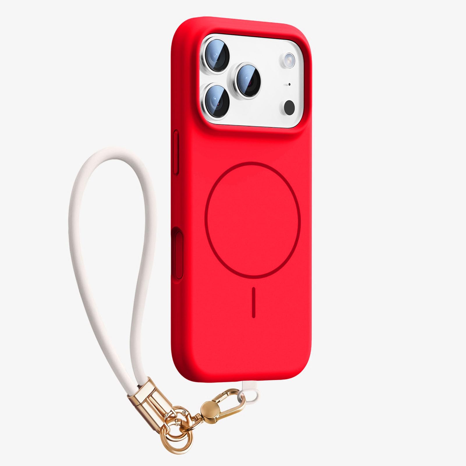 Coque iPhone 17 magnétique silicone liquide fine anti-choc