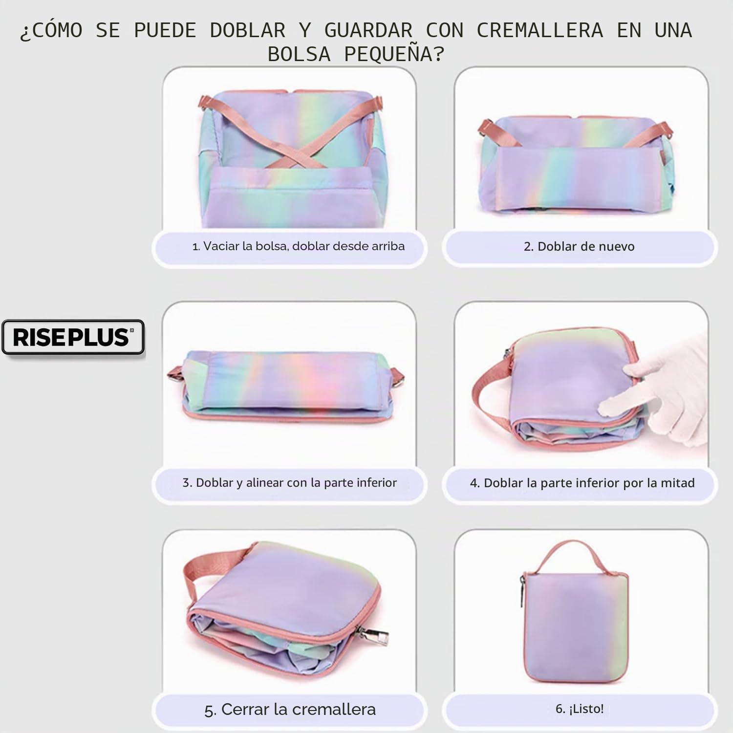 Mochila de Cuerdas Impermeable para Mujer y Hombre, Bolsa de Deporte Faltable con Gran Capacidad para Gimnasio, Natación, Viajes y Actividades al Aire Libre