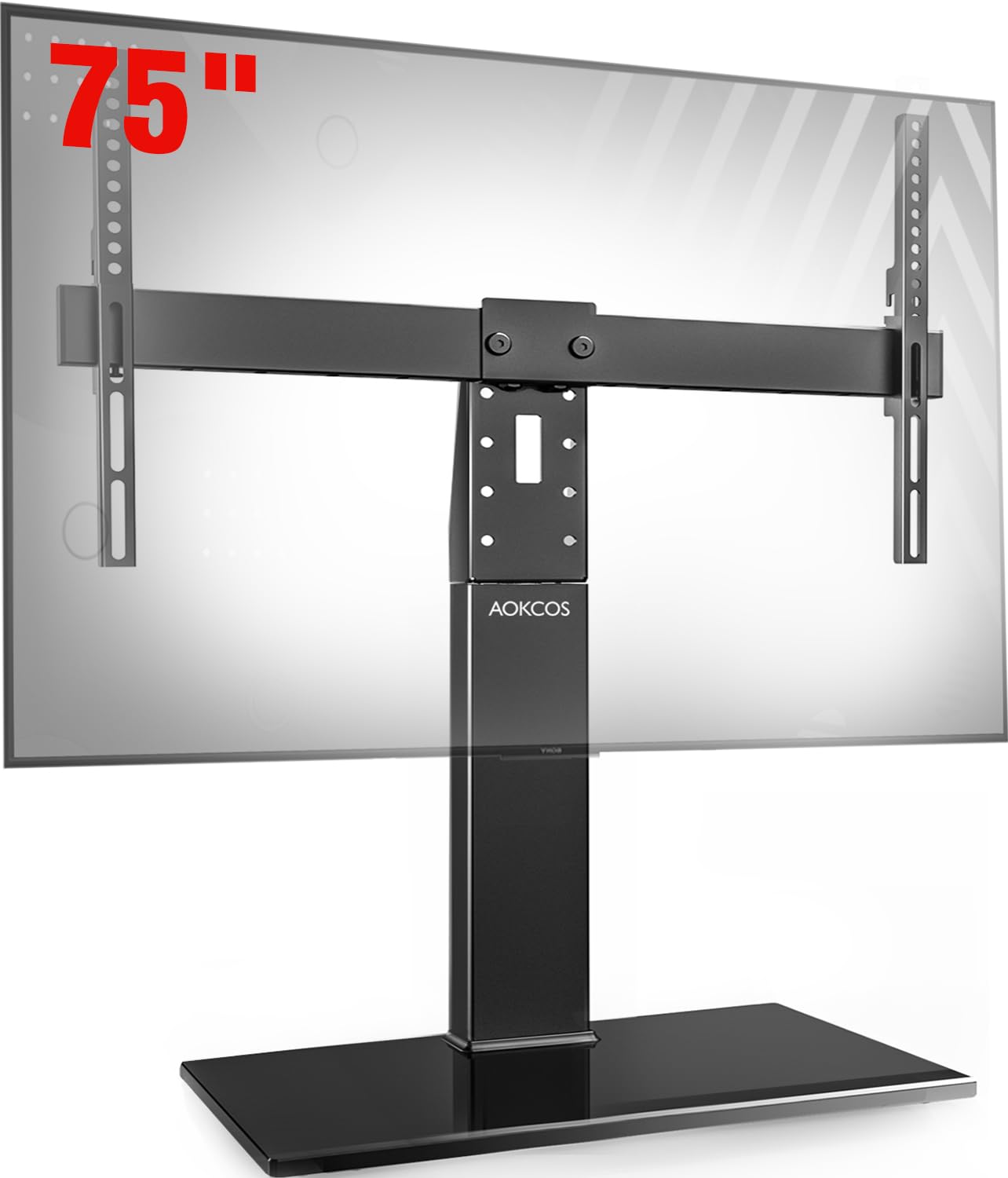 Supporto TV Universale da Tavolo Piedistallo TV LCD TV LED LCD Plasma Regolazione Altezza per Televisori da 32 - 55 VESA 800 x 400mm