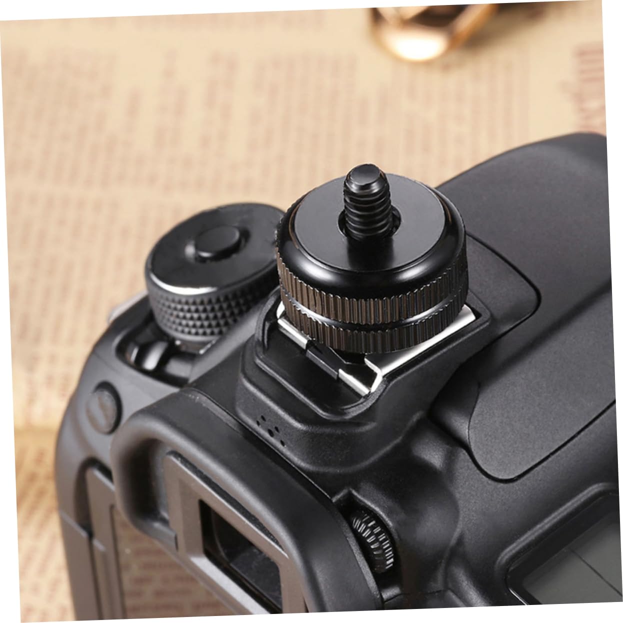 PHENOFICE Tripod Screw Adapter 4 Hot Shoe Mounts 1/4 Thread Versatile for Cameras and Accessories
