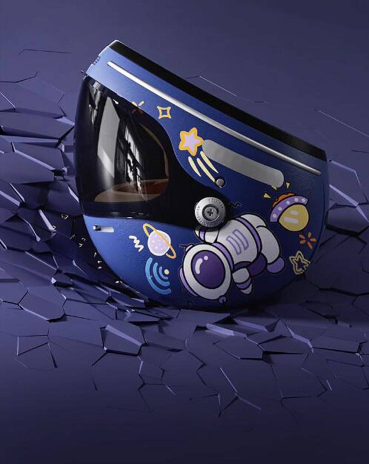 Casque De Moto Intégral pour Enfants, Léger, avec Visière, pour VTT, BMX, Cyclisme, Scooter, Garçons Et Filles De 4 À 15 Ans