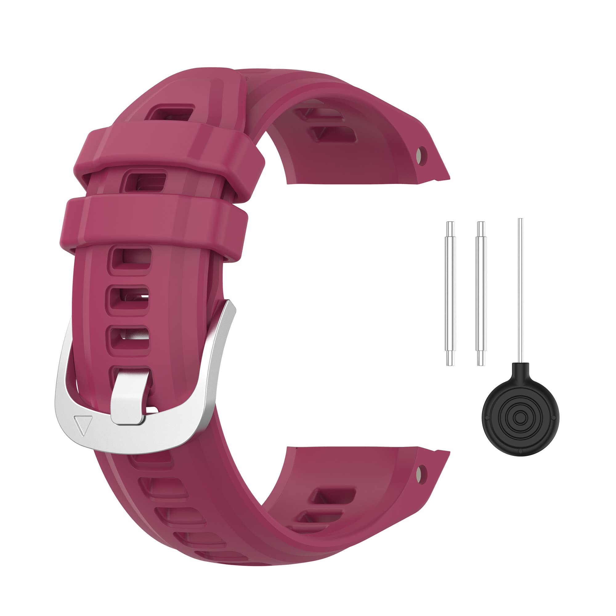 Correa para Garmin Instinct 2S, correa de repuesto de silicona suave para Garmin Instinct 2S Solar (sin rastreador)