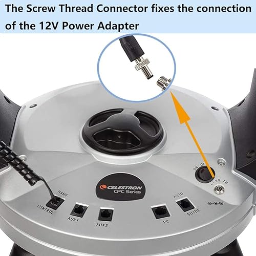 Miniatura 3 de VHBW Reemplazo para adaptador de corriente Celestron 12V 5 Amp 18780 compatible con CGE, CGEM II CPC CGX L Series