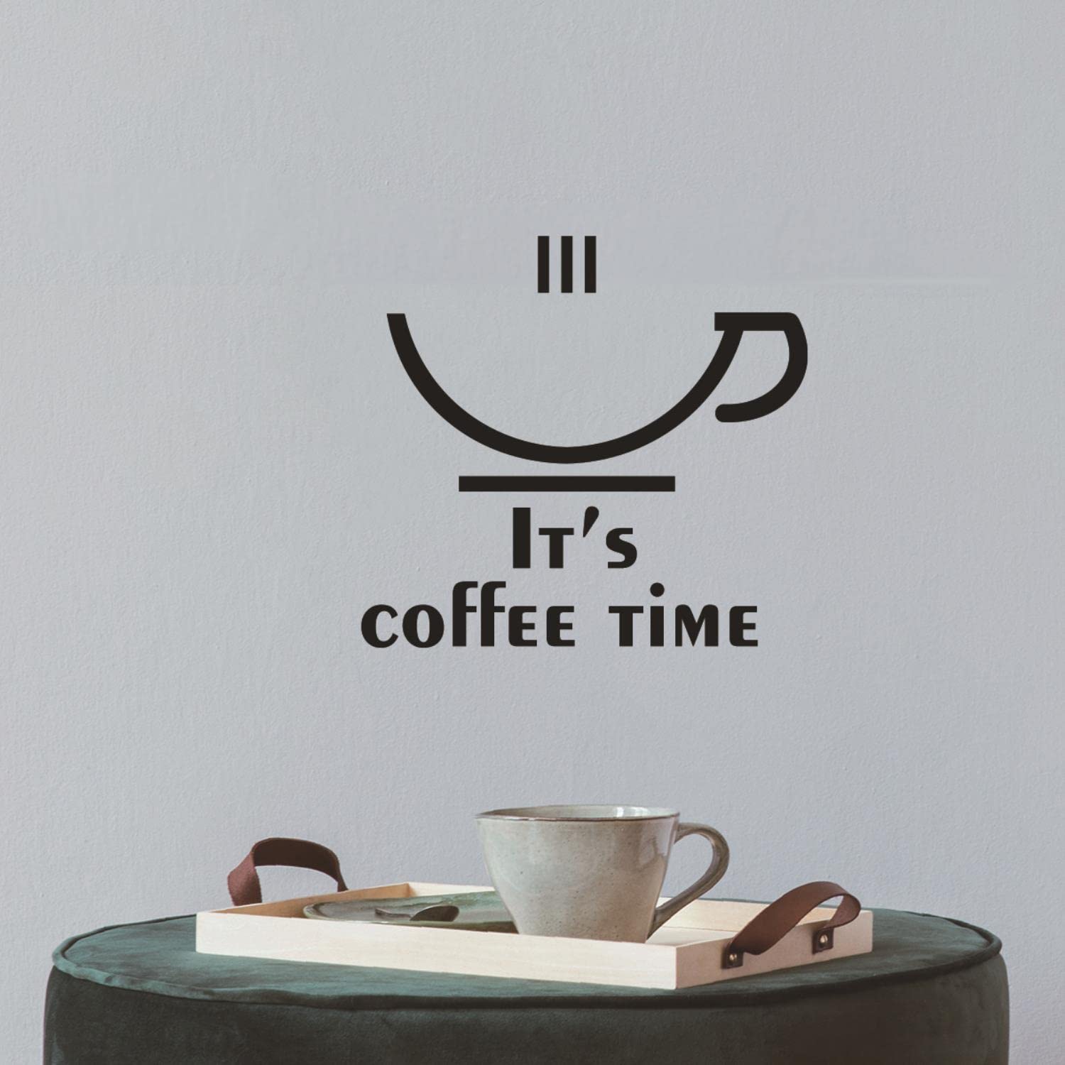 JJJee MS8001-NC English Symphoo Rest Time Wall Sticker Office Rest Area Decorative Wall Free from Bond Wall Stick