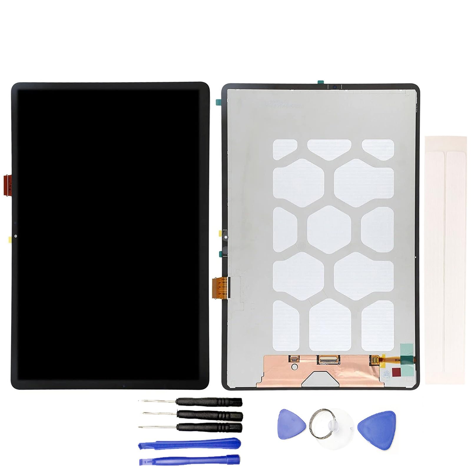 Jaytong LCD Replacement for Galaxy Tab S7 FE UW 12.4 SM-T733 SM-T730 T733 T736 T738U T738T T735 T737 T730 LCD Display Touch Screen Assembly (Black)