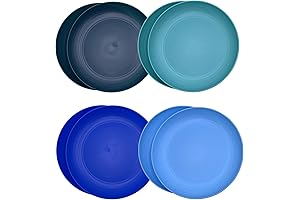 Coastal Kids Plastic Plates - Unbreakable Dinner Plates