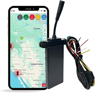 GCTECH 12 Wired GPS Tracker for Vehicles - Hardwired, 1st Month Free, $4.99/Month, 4G LTE Real-Time Car Tracker, 10s Updates, SIM Included, Driver Alerts, Geo-Fencing, Global Coverage