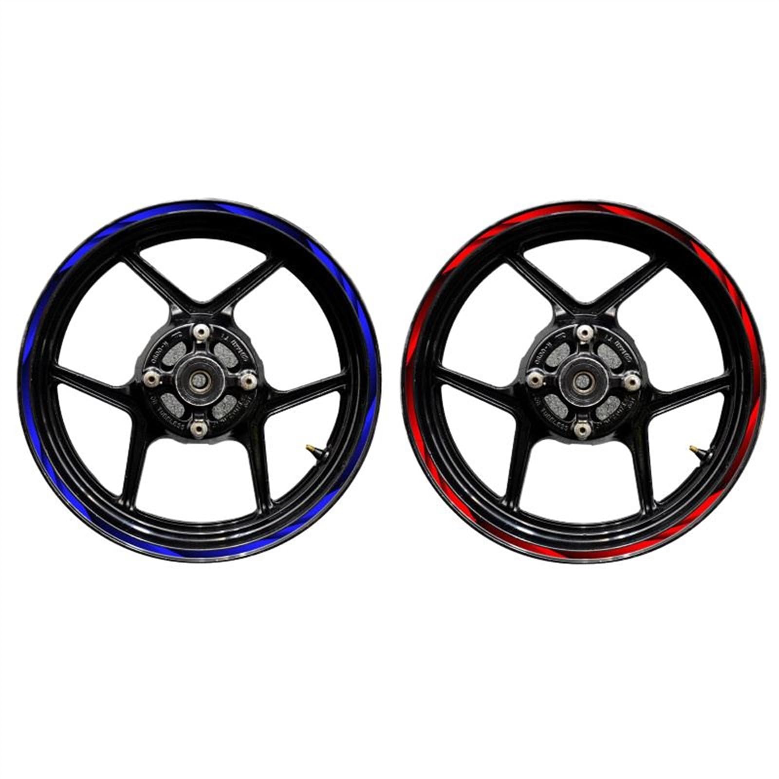 Frynuzb A2 Applique For For Hypermotard For Hyperstrada 1100 Evo 796 939 950 Motorcycle Wheel Frame Rim Sticker Decal Stripe 17"(A2)