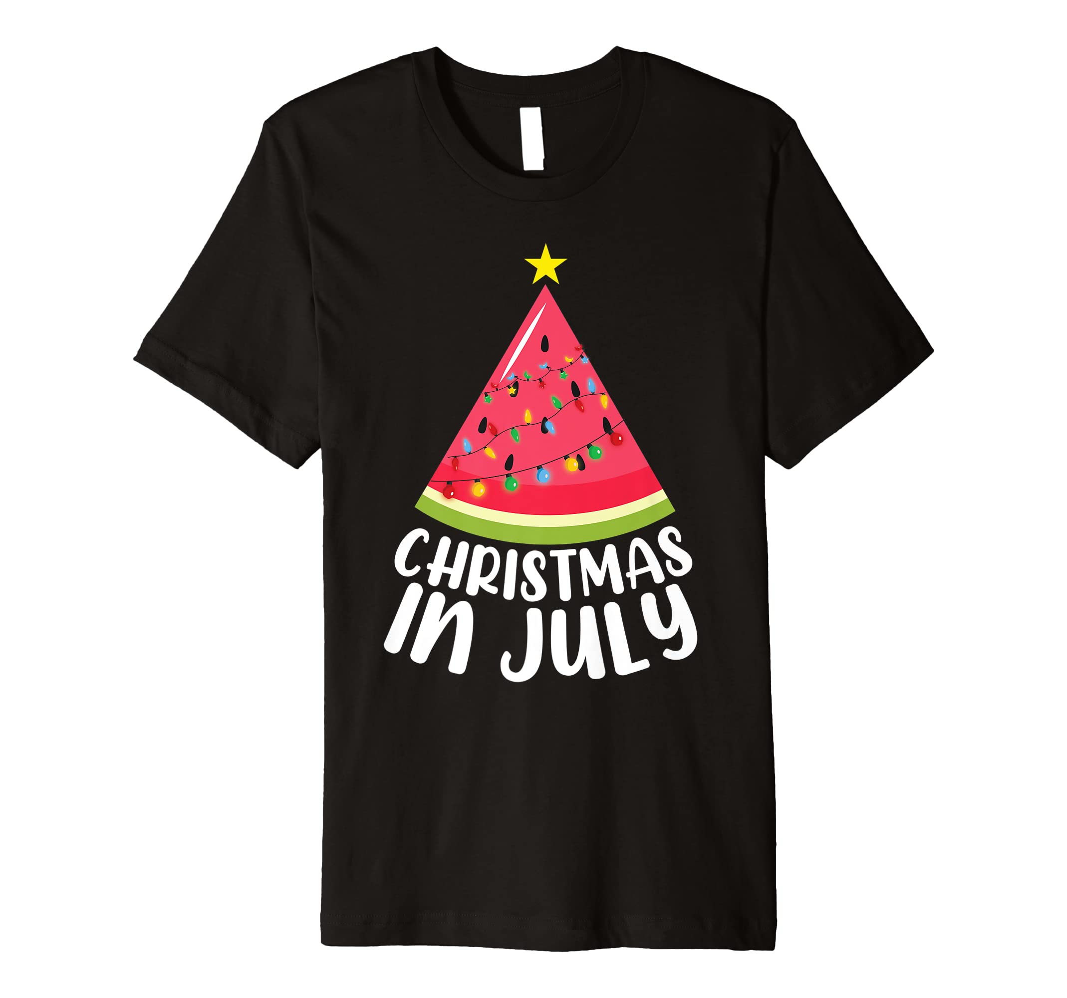 Christmas In July Watermelon New Year Premium T-Shirt