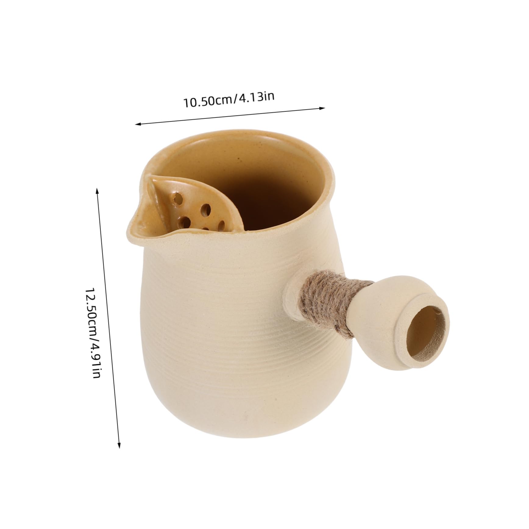 CIYODO Teapot Around The Stove Clay Pot for Milk Tea Mini Camping Pot Boil Water for Tea Versatile Stovetop Kettle