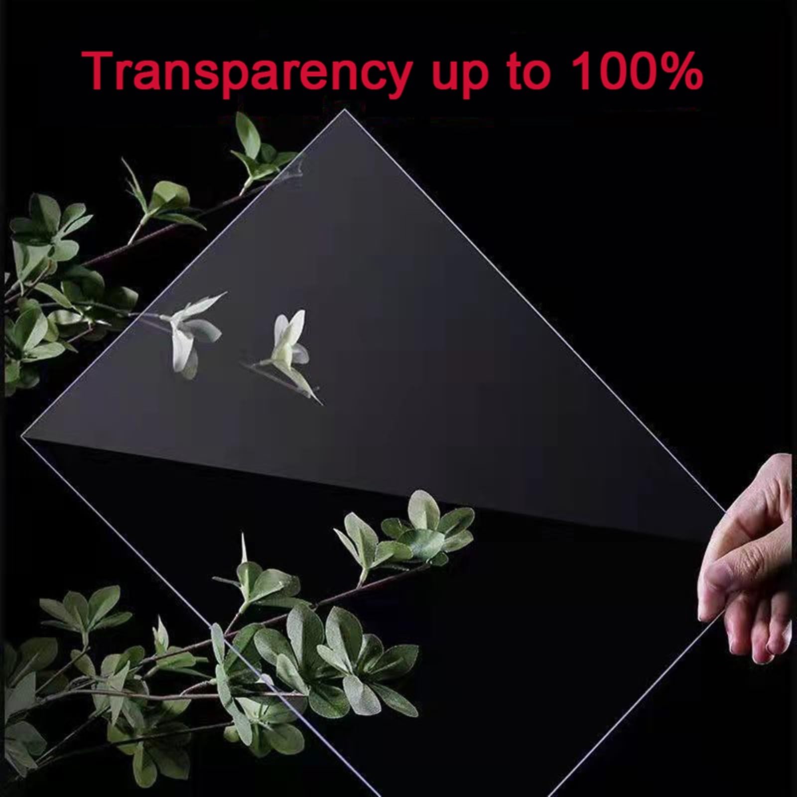 Plancha Policarbonato Transparente Tejados - Panel PC Transparente Anti-UV, Impermeable Fácil Instalar for Pérgolas, Tejados, Solarios, Invernaderos (Size : 6 x 19.7ft)