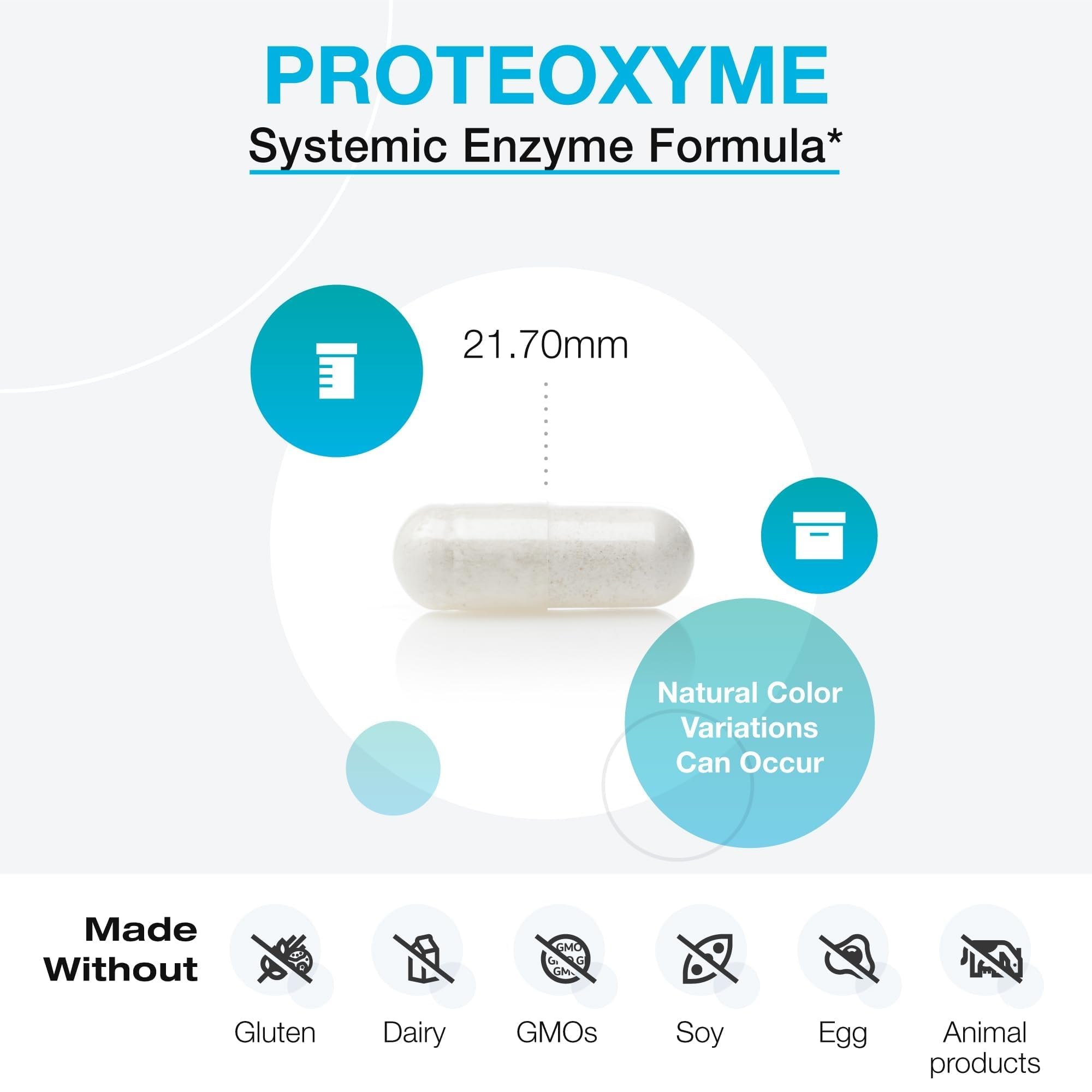XYMOGEN ProteoXyme, 100 Capsules — Amazon image 3