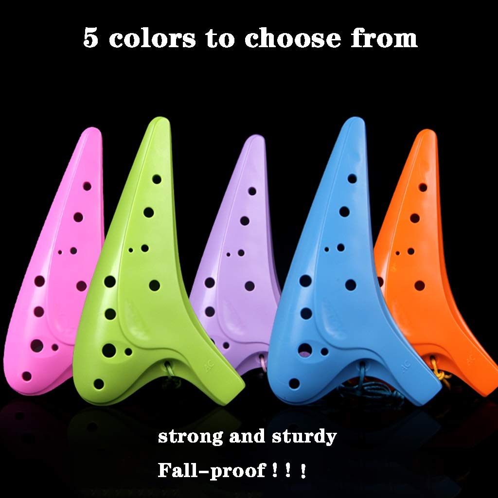 ocarina, Ocarina contralto in plastica anti-caduta a 12 fori(Blue)