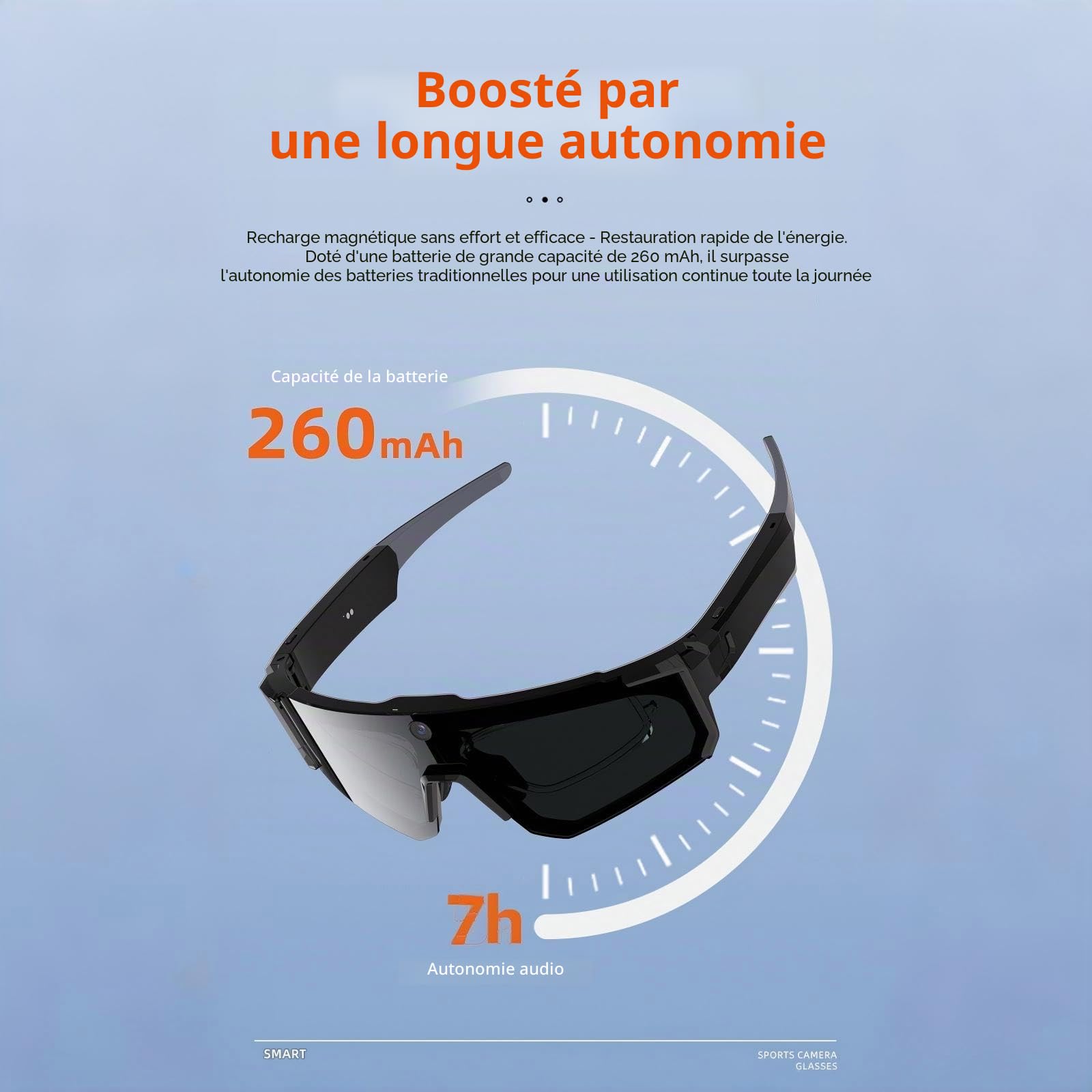2026 Lunette-caméra Intelligente AI 4K avec Enregistrement vidéo