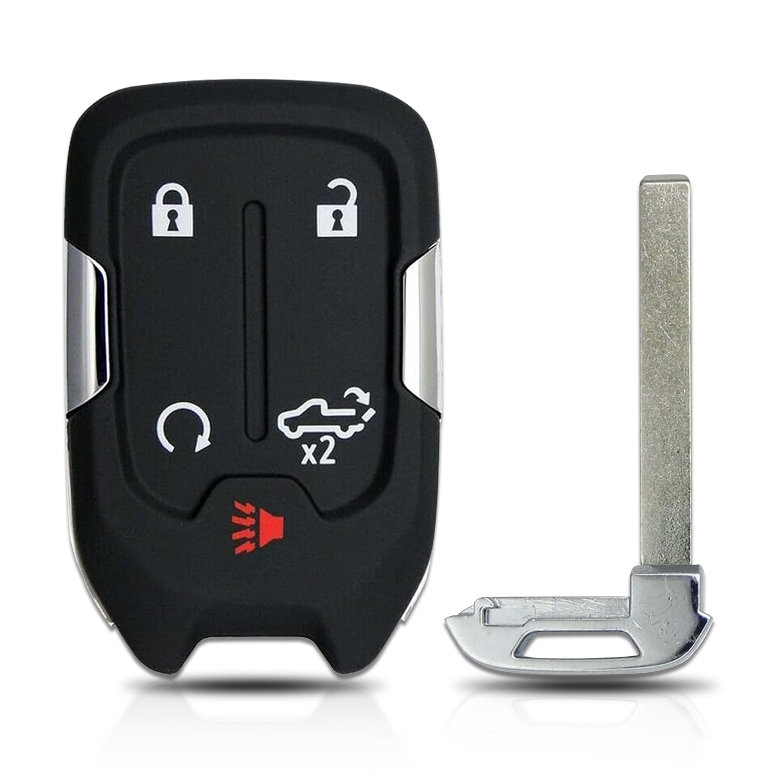 Telecomando di ricambio per GMC Sierra Chevy Silverado 1500 2500 3500 2019 2020 2021 2022 Telecomando senza chiave HYQ1EA HYQ1ES 5 pulsanti
